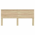 Casa si Gradina - Mobilier - Paturi si accesorii - Accesorii paturi - Tablie de pat cu LED, alb, 93x16x118/128 cm, piele ecologica - Infinity.ro