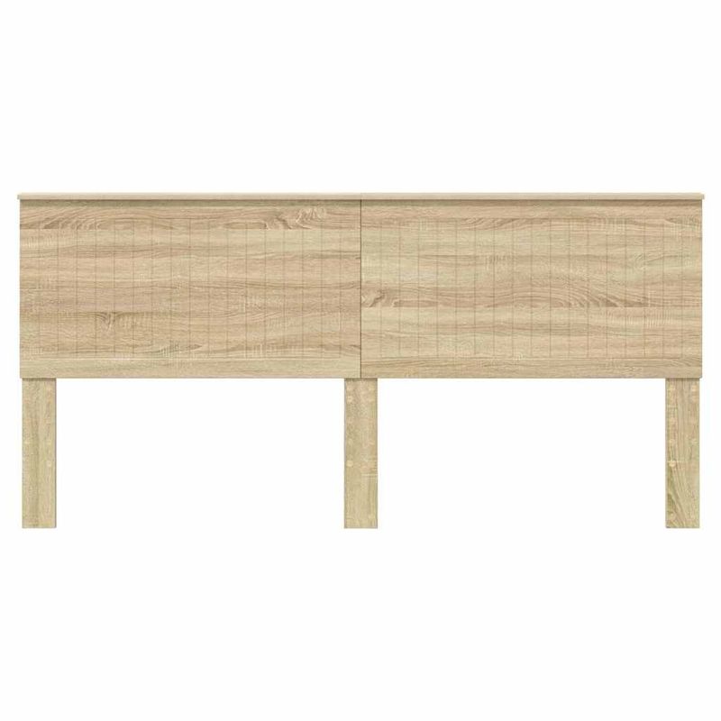 Casa si Gradina - Mobilier - Paturi si accesorii - Accesorii paturi - Tablie de pat cu LED, alb, 93x16x118/128 cm, piele ecologica - Infinity.ro