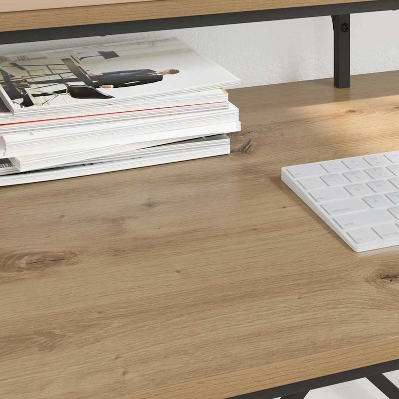 Casa si Gradina - Mobilier - Mese si birouri - Birouri - Birou Stejar Artizanal 80 x 50 x 90 cm Lemn compozit - Infinity.ro