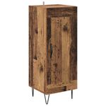 Casa si Gradina - Mobilier - Comode si corpuri - Comode - Bufet Lemn Vechi 34,5 x 34 x 90 cm Lemn Ingineresc si Fier - Infinity.ro