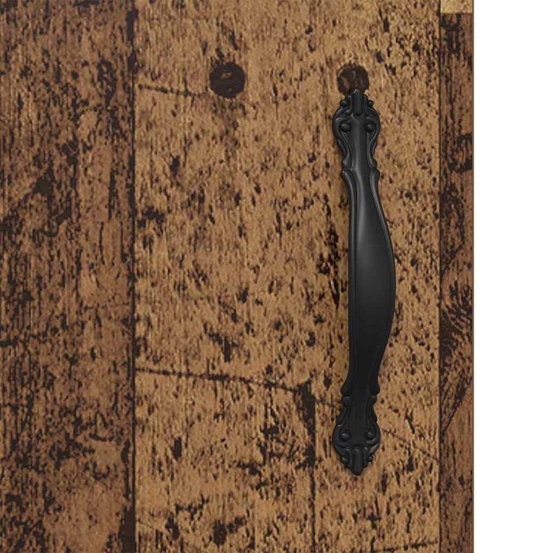 Casa si Gradina - Mobilier - Comode si corpuri - Comode - Bufet Lemn Vechi 34,5 x 34 x 90 cm Lemn Ingineresc si Fier - Infinity.ro