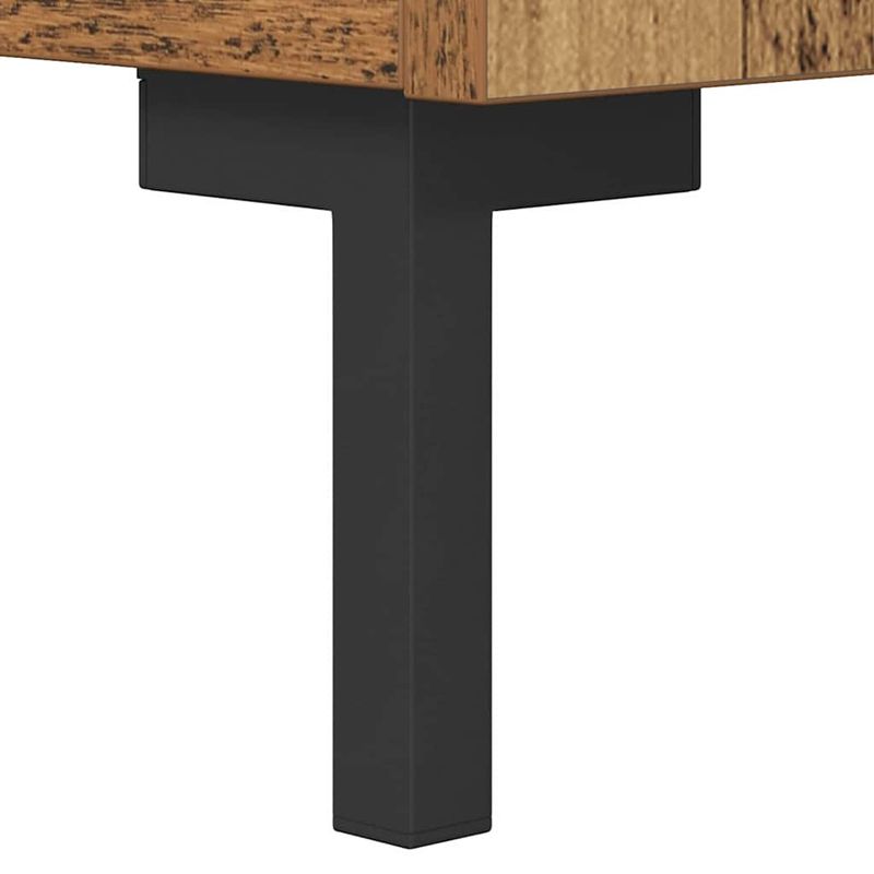 Casa si Gradina - Mobilier - Comode si corpuri - Comode - Bufet Lemn Vechi 69,5 x 34 x 90 cm Lemn Ingineresc si Fier - Infinity.ro