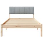 Casa si Gradina - Mobilier - Paturi si accesorii - Paturi - Cadru de pat Maro si gri deschis 100 x 200 cm Lemn masiv de pin - Infinity.ro