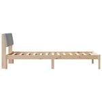 Casa si Gradina - Mobilier - Paturi si accesorii - Paturi - Cadru de pat Maro si gri deschis 100 x 200 cm Lemn masiv de pin - Infinity.ro