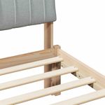 Casa si Gradina - Mobilier - Paturi si accesorii - Paturi - Cadru de pat Maro si gri deschis 100 x 200 cm Lemn masiv de pin - Infinity.ro
