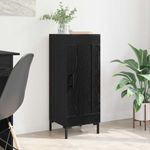 Casa si Gradina - Mobilier - Comode si corpuri - Comode - Bufet Olden Stejar Negru 34,5 x 34 x 90 cm - Infinity.ro