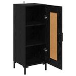 Casa si Gradina - Mobilier - Comode si corpuri - Comode - Bufet Olden Stejar Negru 34,5 x 34 x 90 cm - Infinity.ro