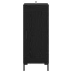 Casa si Gradina - Mobilier - Comode si corpuri - Comode - Bufet Olden Stejar Negru 34,5 x 34 x 90 cm - Infinity.ro