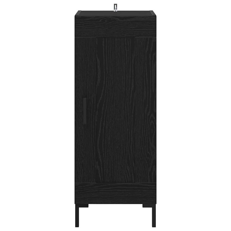 Casa si Gradina - Mobilier - Comode si corpuri - Comode - Bufet Olden Stejar Negru 34,5 x 34 x 90 cm - Infinity.ro