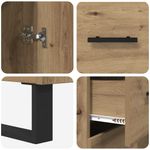 Casa si Gradina - Mobilier - Comode si corpuri - Comode - Bufet cu sertar Stejar Artizanal 69,5 x 34 x 90 cm - Infinity.ro