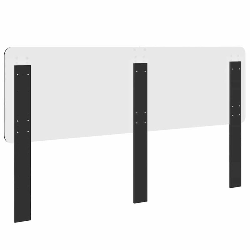 Casa si Gradina - Mobilier - Paturi si accesorii - Accesorii paturi - Tablie de pat cu dulap si LED, stejar sonoma, 140x16,5x103,5 cm - Infinity.ro