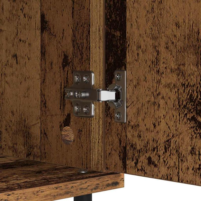 Casa si Gradina - Mobilier - Comode si corpuri - Comode - Bufet Lemn Vechi 60 x 35 x 70 cm Lemn Ingineresc si Fier - Infinity.ro