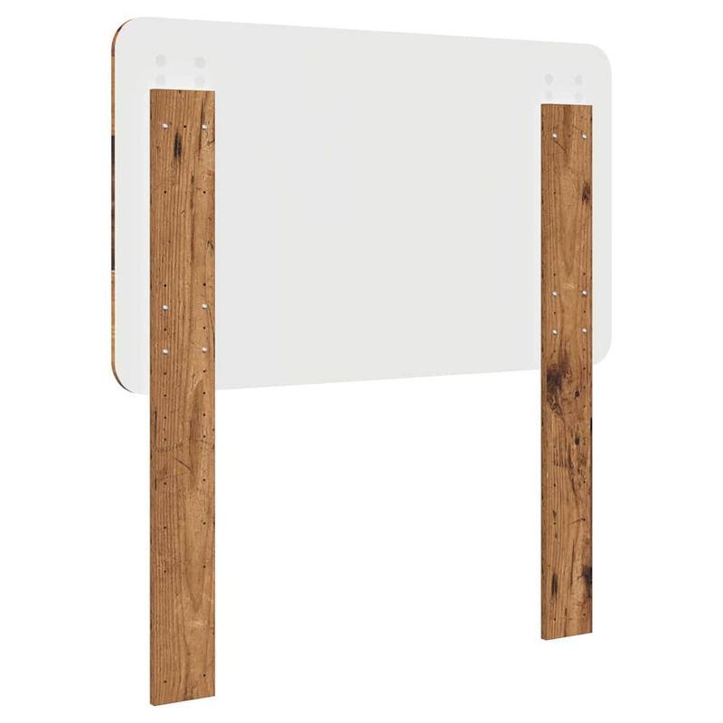 Casa si Gradina - Mobilier - Paturi si accesorii - Accesorii paturi - Tablie de pat cu aripioare gri taupe 203x23x118/128 cm textil - Infinity.ro