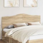 Casa si Gradina - Mobilier - Paturi si accesorii - Accesorii paturi - Tablie de pat cu LED, alb, 180x5x78/88 cm, piele ecologica - Infinity.ro