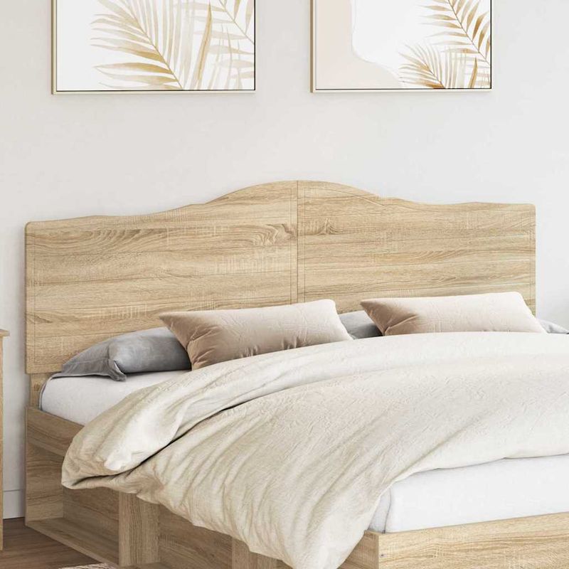 Casa si Gradina - Mobilier - Paturi si accesorii - Accesorii paturi - Tablie de pat cu LED, alb, 180x5x78/88 cm, piele ecologica - Infinity.ro