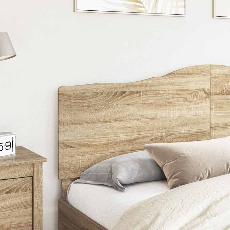 Casa si Gradina - Mobilier - Paturi si accesorii - Accesorii paturi - Tablie de pat cu LED, alb, 180x5x78/88 cm, piele ecologica - Infinity.ro