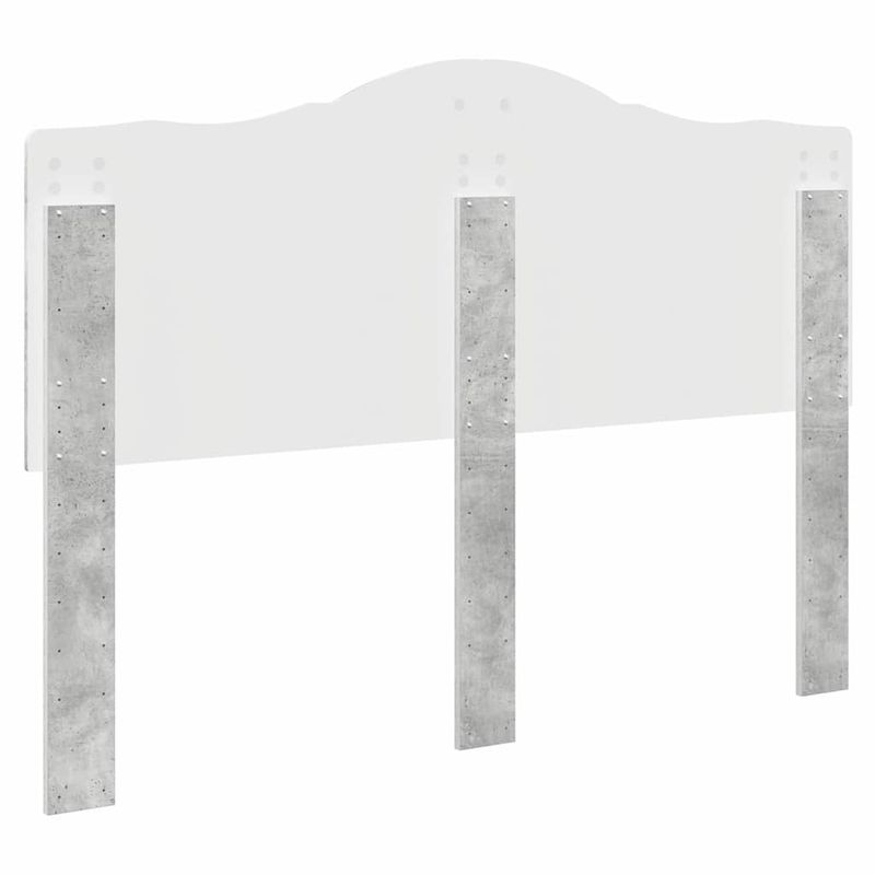 Casa si Gradina - Mobilier - Paturi si accesorii - Accesorii paturi - Tablie de pat cu nasturi gri deschis 180 cm catifea - Infinity.ro