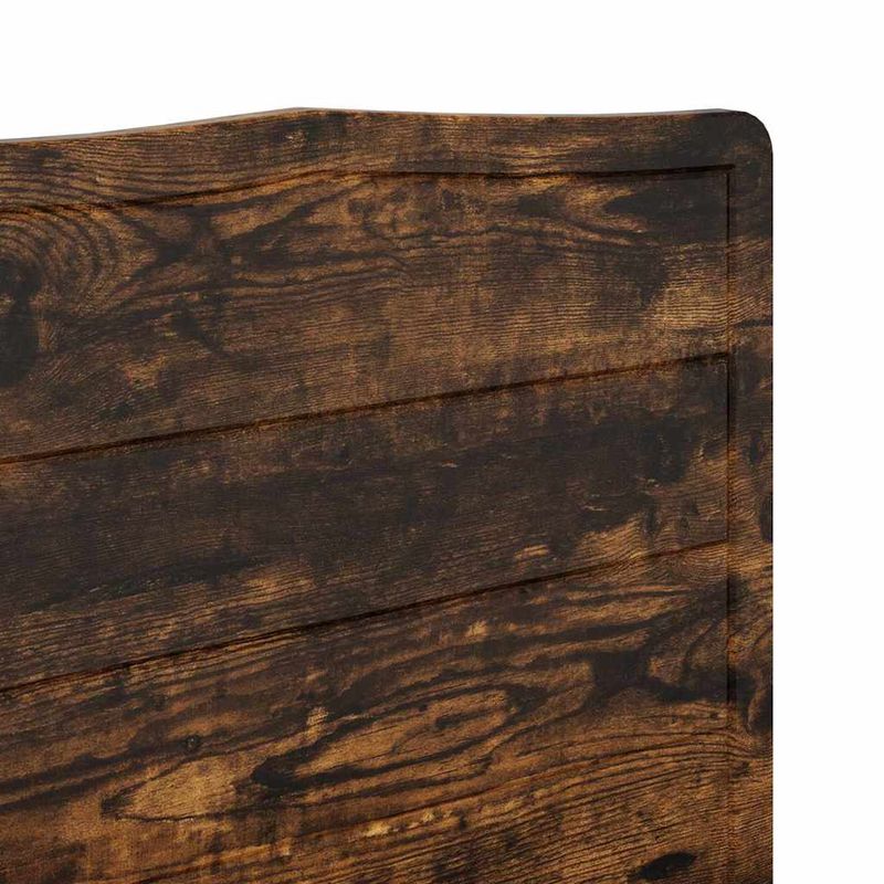 Casa si Gradina - Mobilier - Paturi si accesorii - Accesorii paturi - Tablie de pat cu aripioare, albastru, 203x23x118/128 cm, textil - Infinity.ro