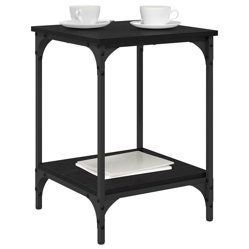 Casa si Gradina - Mobilier - Comode si corpuri - Noptiere - Masa de cafea Stejar Negru 40 x 40 x 55 cm Lemn compozit - Infinity.ro