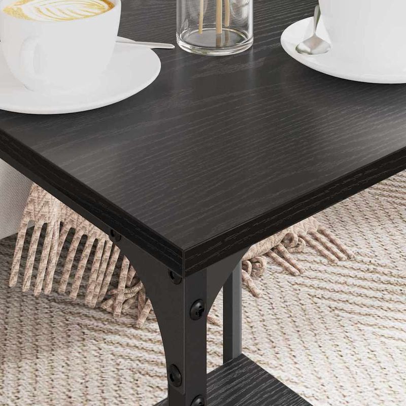 Casa si Gradina - Mobilier - Mese si birouri - Masute de cafea - Masa de cafea Stejar Negru 40 x 40 x 55 cm Lemn compozit - Infinity.ro