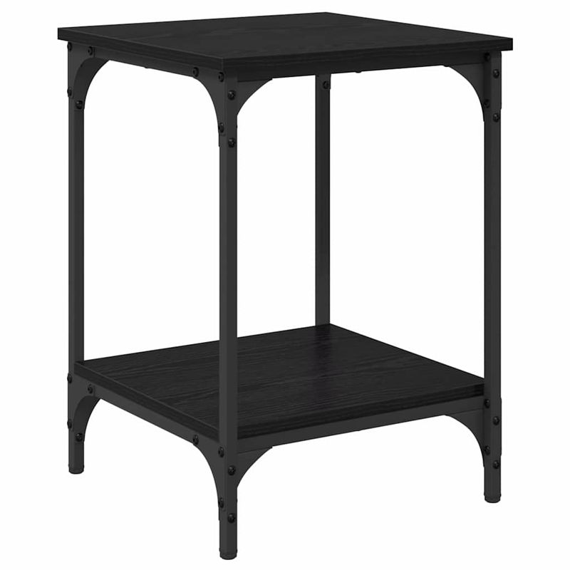 Casa si Gradina - Mobilier - Comode si corpuri - Noptiere - Masa de cafea Stejar Negru 40 x 40 x 55 cm Lemn compozit - Infinity.ro