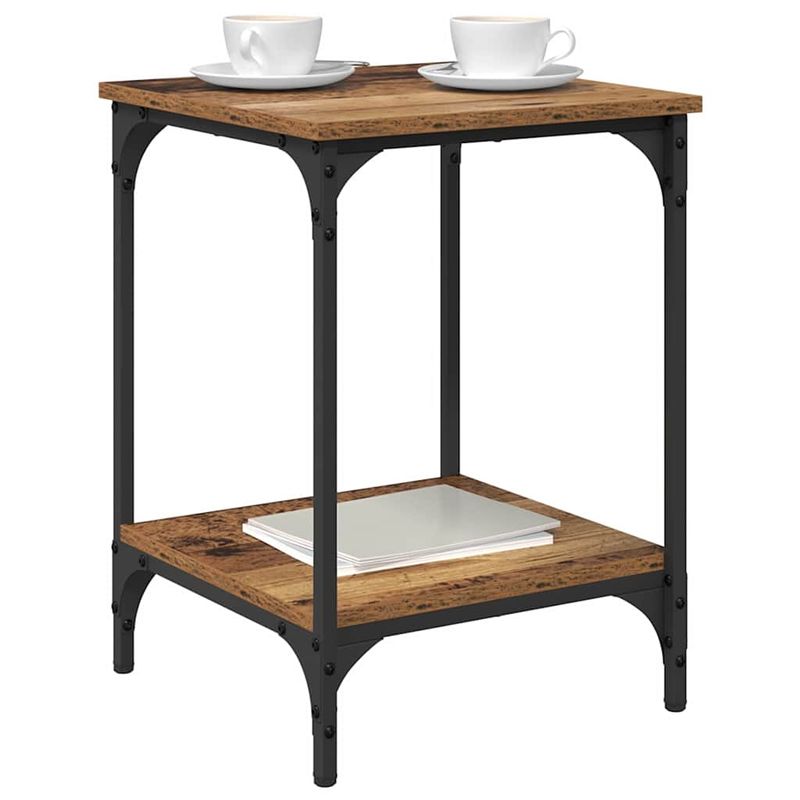 Casa si Gradina - Mobilier - Mese si birouri - Masute de cafea - Masa de cafea Lemn Vechi 40 x 40 x 55 cm Lemn compozit - Infinity.ro