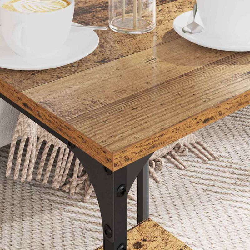 Casa si Gradina - Mobilier - Comode si corpuri - Noptiere - Masa de cafea Lemn Vechi 40 x 40 x 55 cm Lemn compozit - Infinity.ro