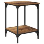 Casa si Gradina - Mobilier - Comode si corpuri - Noptiere - Masa de cafea Lemn Vechi 40 x 40 x 55 cm Lemn compozit - Infinity.ro