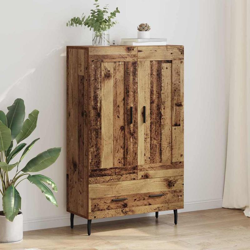 Casa si Gradina - Mobilier - Comode si corpuri - Corpuri bucatarie - Bufet cu sertar Lemn Vechi 69,5 x 31 x 115 cm Lemn compozit - Infinity.ro