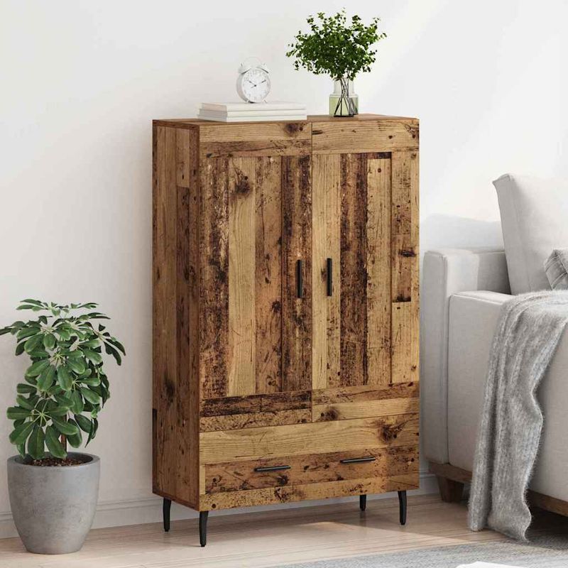 Casa si Gradina - Mobilier - Comode si corpuri - Corpuri bucatarie - Bufet cu sertar Lemn Vechi 69,5 x 31 x 115 cm Lemn compozit - Infinity.ro