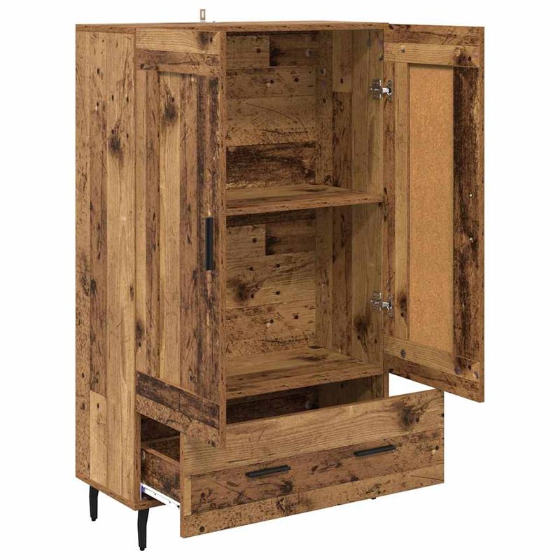 Casa si Gradina - Mobilier - Comode si corpuri - Corpuri bucatarie - Bufet cu sertar Lemn Vechi 69,5 x 31 x 115 cm Lemn compozit - Infinity.ro