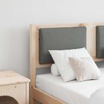 Casa si Gradina - Mobilier - Paturi si accesorii - Accesorii paturi - Tablie de pat Stejar Sonoma 200 cm Lemn compozit - Infinity.ro