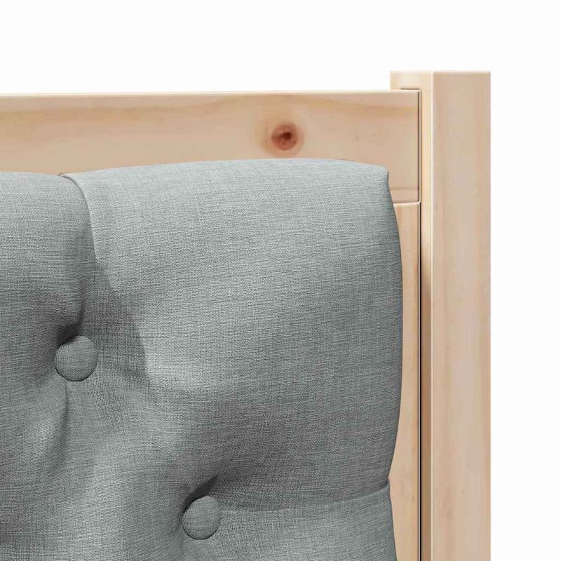 Casa si Gradina - Mobilier - Paturi si accesorii - Accesorii paturi - Tablie cap Stejar fumuriu 200 x 16,5 x 103,5 cm Lemn compozit - Infinity.ro