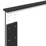 Casa si Gradina - Mobilier - Paturi si accesorii - Accesorii paturi - Tablie de pat cu dulapuri, stejar fumuriu 240 cm lemn prelucrat - Infinity.ro