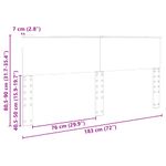 Casa si Gradina - Mobilier - Paturi si accesorii - Accesorii paturi - Tablie de pat cu aripioare gri inchis 203x16x118/128 cm catifea - Infinity.ro