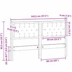 Casa si Gradina - Mobilier - Paturi si accesorii - Accesorii paturi - Tablie cu design blocuri de diamante Gri deschis 200 cm Textil - Infinity.ro