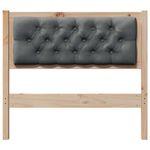 Casa si Gradina - Mobilier - Paturi si accesorii - Accesorii paturi - Tablie cap Stejar Negru 200 x 15 x 103,5 cm Lemn compozit - Infinity.ro