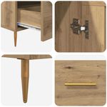 Casa si Gradina - Mobilier - Comode si corpuri - Corpuri bucatarie - Bufet cu sertar Stejar Artizanal 69,5 x 31 x 115 cm - Infinity.ro