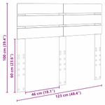 Casa si Gradina - Mobilier - Paturi si accesorii - Accesorii paturi - Tablie de pat cu aripioare alb 183x16x78/88 cm piele ecologica - Infinity.ro