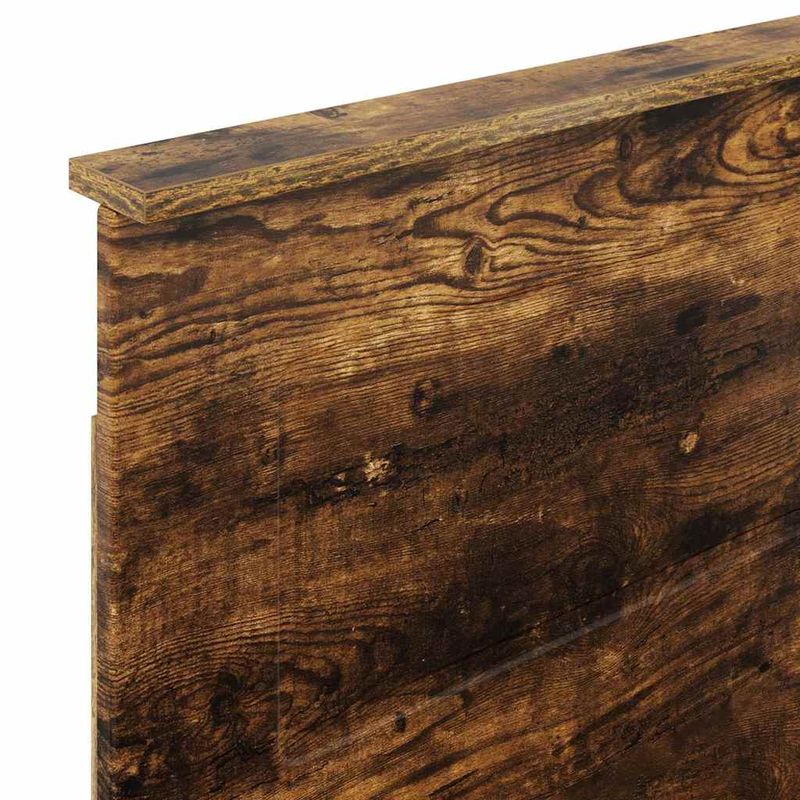 Casa si Gradina - Mobilier - Paturi si accesorii - Accesorii paturi - Tablie de pat cu aripioare, negru, 183x16x118/128 cm, textil - Infinity.ro