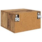 Casa si Gradina - Mobilier - Comode si corpuri - Noptiere - Noptiera suspendata Lemn Vechi 35 x 35 x 20 cm Lemn compozit - Infinity.ro