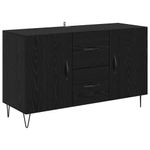 Casa si Gradina - Mobilier - Comode si corpuri - Comode - Bufet cu sertar Stejar Negru 100 x 36 x 60 cm Lemn compozit - Infinity.ro