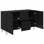 Casa si Gradina - Mobilier - Comode si corpuri - Comode - Bufet cu sertar Stejar Negru 100 x 36 x 60 cm Lemn compozit - Infinity.ro
