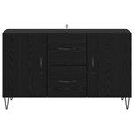 Casa si Gradina - Mobilier - Comode si corpuri - Comode - Bufet cu sertar Stejar Negru 100 x 36 x 60 cm Lemn compozit - Infinity.ro