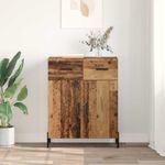 Casa si Gradina - Mobilier - Comode si corpuri - Comode - Bufet cu sertar Lemn Vechi 69,5 x 34 x 90 cm Lemn compozit - Infinity.ro