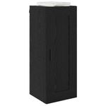 Casa si Gradina - Mobilier - Comode si corpuri - Comode - Dulap montat pe perete Stejar Negru 34,5 x 34 x 90 cm - Infinity.ro