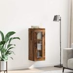 Casa si Gradina - Mobilier - Comode si corpuri - Comode - Dulap montat pe perete Lemn Vechi 34,5 x 34 x 90 cm - Infinity.ro