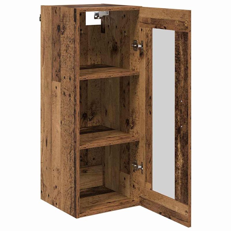 Casa si Gradina - Mobilier - Comode si corpuri - Comode - Dulap montat pe perete Lemn Vechi 34,5 x 34 x 90 cm - Infinity.ro