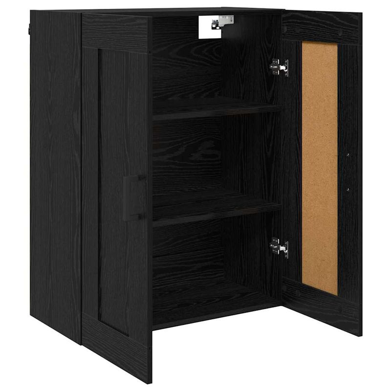 Casa si Gradina - Mobilier - Comode si corpuri - Comode - Dulap montat pe perete Stejar Negru 69,5 x 34 x 90 cm - Infinity.ro