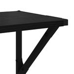 Casa si Gradina - Mobilier - Biblioteci si rafturi - Rafturi - Semele de perete cu raft 2 pcs Stejar Negru 60 x 25 x 25,5 cm - Infinity.ro
